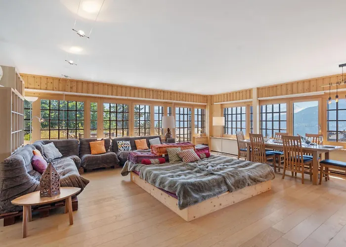 Daire Jeanne D'arc Loft Combi By Interhome Crans-Montana